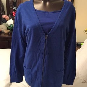 Lane Bryant sweater/cami set